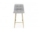 Полубарный стул Чилли Мини светло-серый (zd 960) / золотой в Ростове-на-Дону