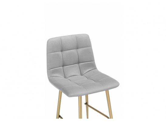 Полубарный стул Чилли Мини светло-серый (zd 960) / золотой в Ростове-на-Дону