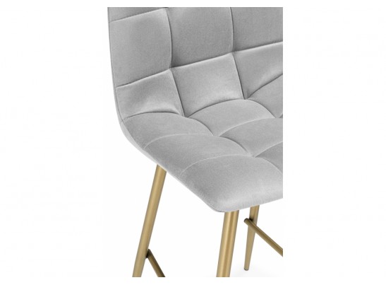 Полубарный стул Чилли Мини светло-серый (zd 960) / золотой в Ростове-на-Дону