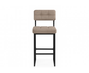 Полубарный стул Ларс selfie mocco / черный