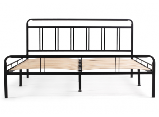 Полутораспальная кровать Рейк 140х200 черная в Ростове-на-Дону