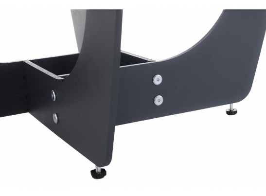 Стеклянный стол Венера 110(148)х110х77 графит / белый мрамор в Ростове-на-Дону