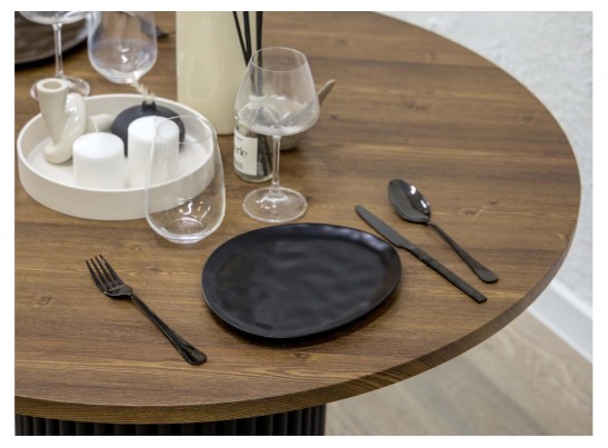 Стол Барел 110 орех кантри / черный в Ростове-на-Дону