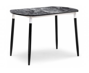 Стол раскладной Гуанг гранит темный / черный