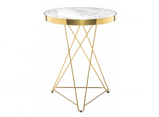 Стол Milena 60х76 white / gold в Ростове-на-Дону