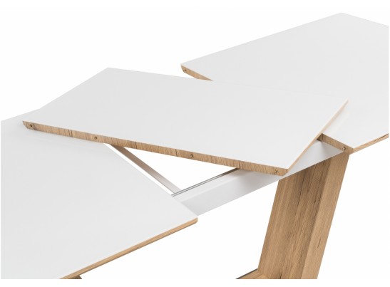 Стол на тумбе Иматра дуб монтана / белый в Ростове-на-Дону