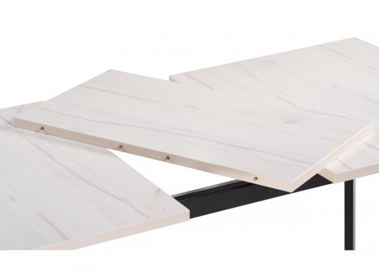 Стол раскладной Колон Лофт 120(160)х75х75 25 мм юта / матовый черный в Ростове-на-Дону