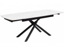 Стол Rivoli matt white marble sintered stone / black в Ростове-на-Дону