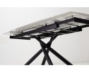 Стол Rivoli matt white marble sintered stone / black в Ростове-на-Дону