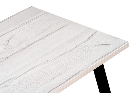 Стол Тринити Лофт 120х60х75 25 мм юта / матовый черный в Ростове-на-Дону