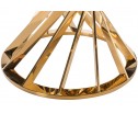 Стол Twist 130х74 gold / black в Ростове-на-Дону