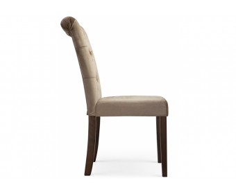 Стул Amelia dark walnut / fabric beige