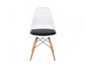 Стул Eames PC-011 белый / черный
