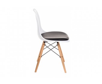 Стул Eames PC-011 белый / черный