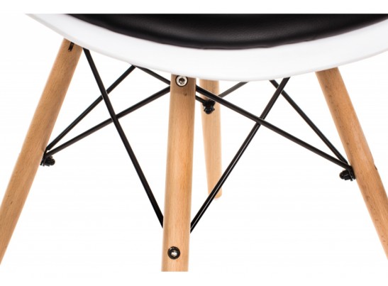 Стул Eames PC-011 белый / черный в Ростове-на-Дону