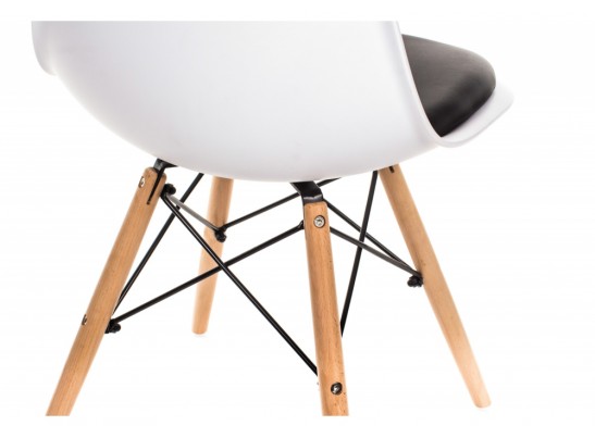 Стул Eames PC-011 белый / черный в Ростове-на-Дону