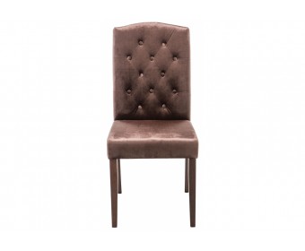 Стул Menson dark walnut / fabric brown