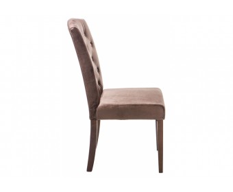 Стул Menson dark walnut / fabric brown