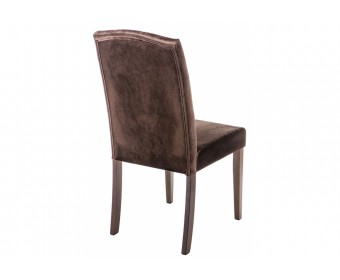Стул Menson dark walnut / fabric brown