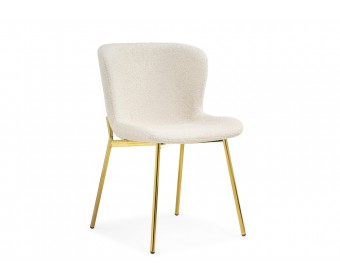 Стул на металлокаркасе Basket beige / gold