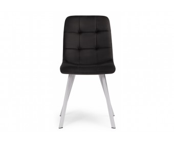 Стул на металлокаркасе Bruk dark gray / white