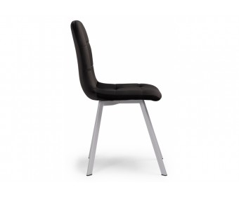 Стул на металлокаркасе Bruk dark gray / white
