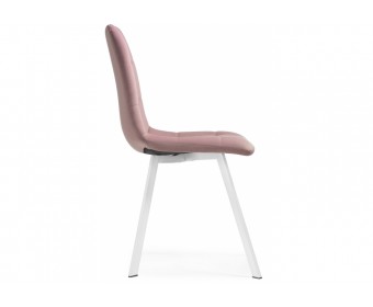 Стул на металлокаркасе Bruk light purple / white