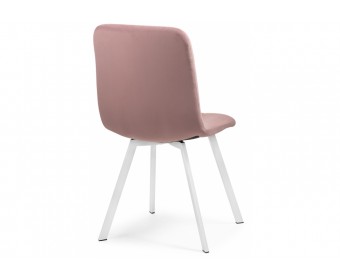 Стул на металлокаркасе Bruk light purple / white