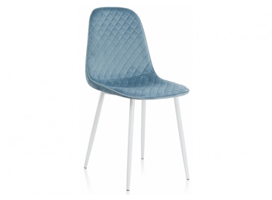 Стул на металлокаркасе Capri blue / white в Ростове-на-Дону