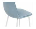 Стул на металлокаркасе Capri blue / white в Ростове-на-Дону
