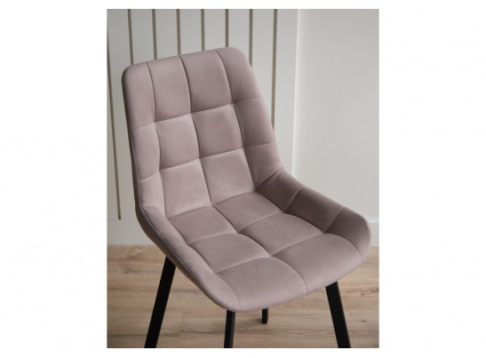 Стул на металлокаркасе Челси 360 П латте (zd 290) / черный в Ростове-на-Дону