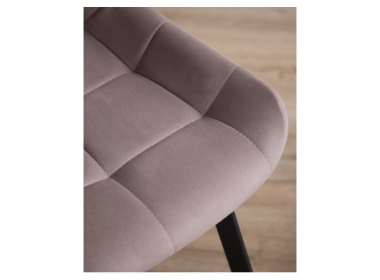 Стул на металлокаркасе Челси 360 П латте (zd 290) / черный в Ростове-на-Дону