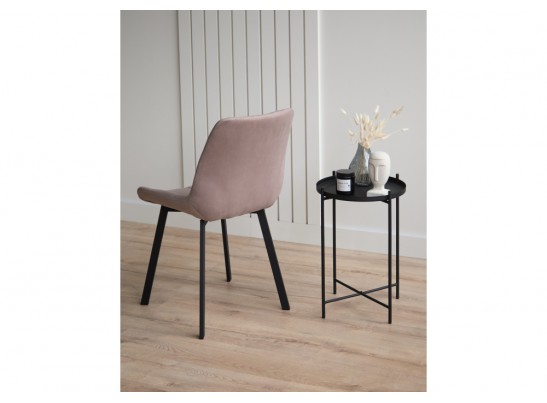 Стул на металлокаркасе Челси 360 П латте (zd 290) / черный в Ростове-на-Дону