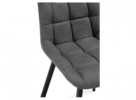 Стул на металлокаркасе Челси темно-серый graf 16 / черный в Ростове-на-Дону