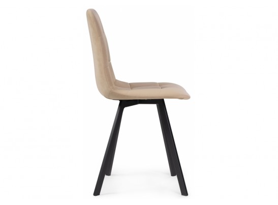 Стул на металлокаркасе Чилли черный / бежевый в Ростове-на-Дону