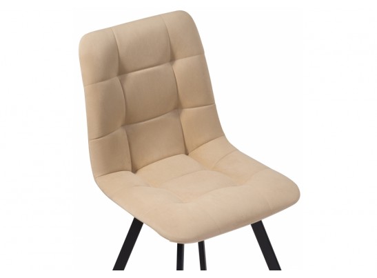 Стул на металлокаркасе Чилли черный / бежевый в Ростове-на-Дону