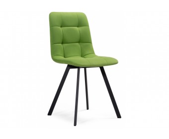 Стул на металлокаркасе Чилли светло-зеленый / черный