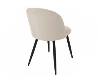 Стул на металлокаркасе Gabi 1 beige / black