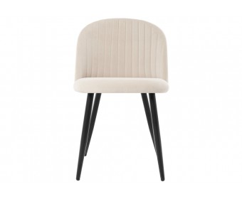 Стул на металлокаркасе Gabi 1 beige / black