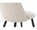 Стул на металлокаркасе Gabi 1 beige / black в Ростове-на-Дону