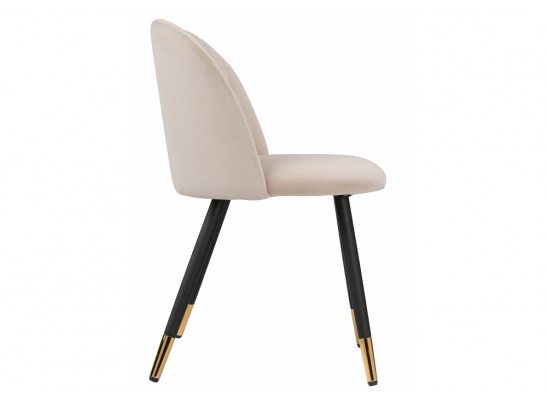 Стул на металлокаркасе Gabi beige / black / gold в Ростове-на-Дону