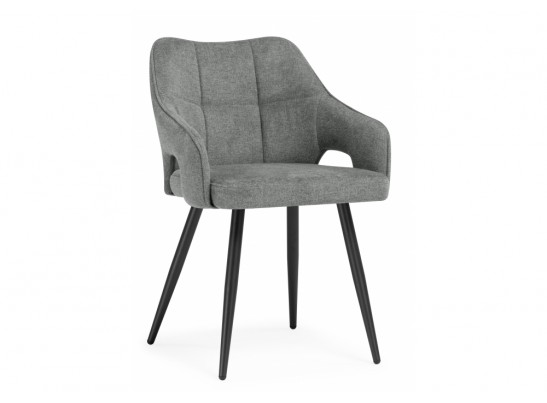 Стул на металлокаркасе Hera dark gray / black в Ростове-на-Дону