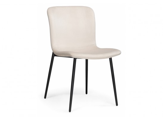 Стул на металлокаркасе Игон бежевый / черный муар в Ростове-на-Дону