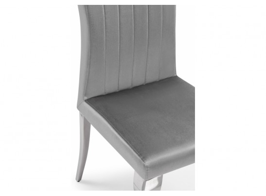 Стул на металлокаркасе Lund dark grey / steel