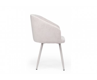 Стул на металлокаркасе Монер светло-серый (glory 36) / серый