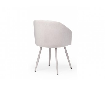 Стул на металлокаркасе Монер светло-серый (glory 36) / серый