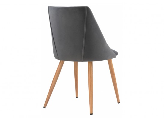 Стул на металлокаркасе Morgan dark gray / wood в Ростове-на-Дону