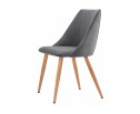 Стул на металлокаркасе Morgan dark gray / wood в Ростове-на-Дону