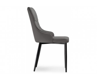 Стул на металлокаркасе Neli gray / black