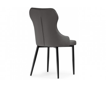 Стул на металлокаркасе Neli gray / black